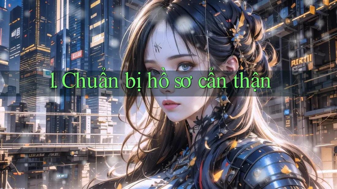 1. Chuẩn bị hồ sơ cẩn thận