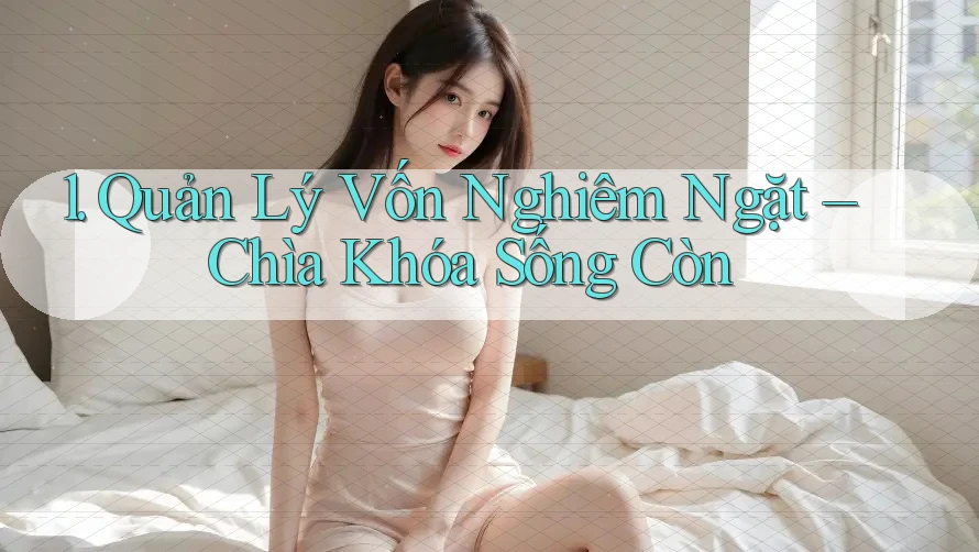 1. Quản Lý Vốn Nghiêm Ngặt – Chìa Khóa Sống Còn