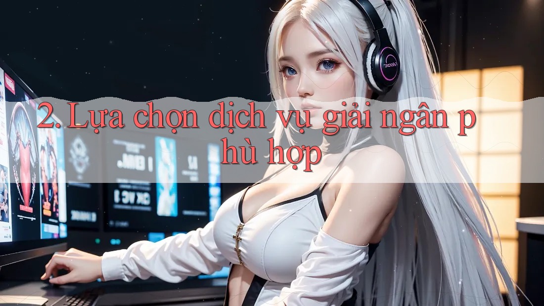 2. Lựa chọn dịch vụ giải ngân phù hợp
