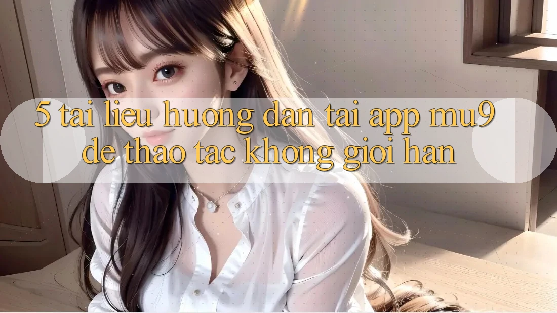5. Tài liệu hướng dẫn Tải App mu9 Để Thao tác Không Giới Hạn
