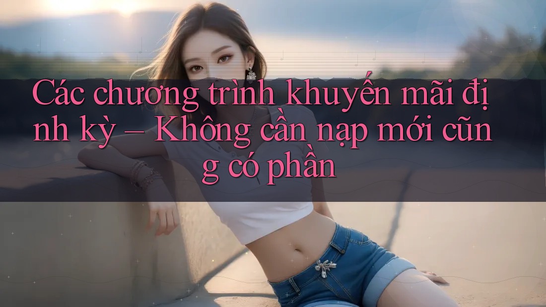 Các chương trình khuyến mãi định kỳ – Không cần nạp mới cũng có phần