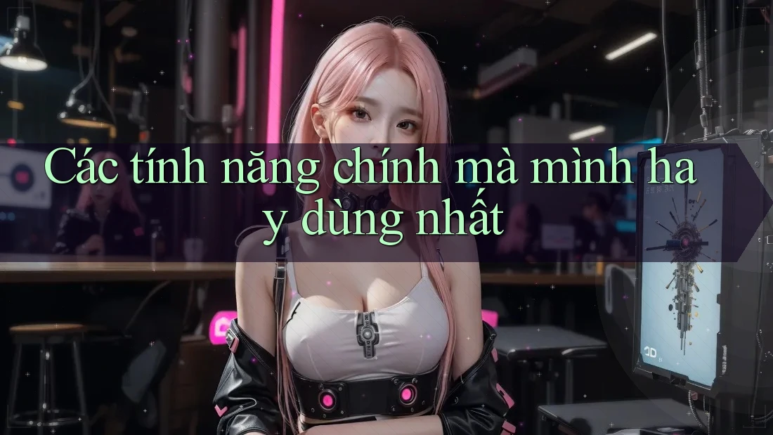 Các tính năng chính mà mình hay dùng nhất Các tính năng chính mà mình hay dùng nhất