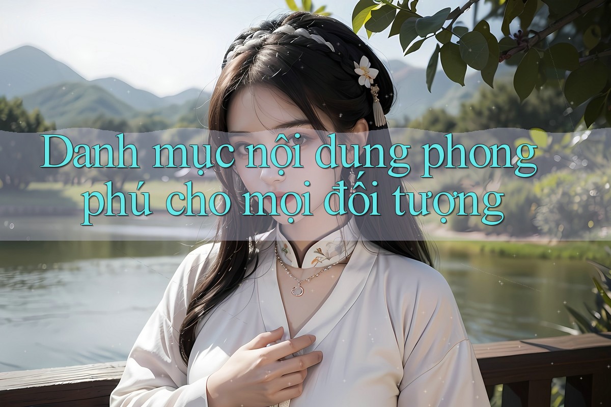 Danh mục nội dung phong phú cho mọi đối tượng