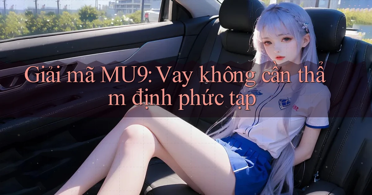 giải mã mu9 vay không cần thẩm định phức tạp