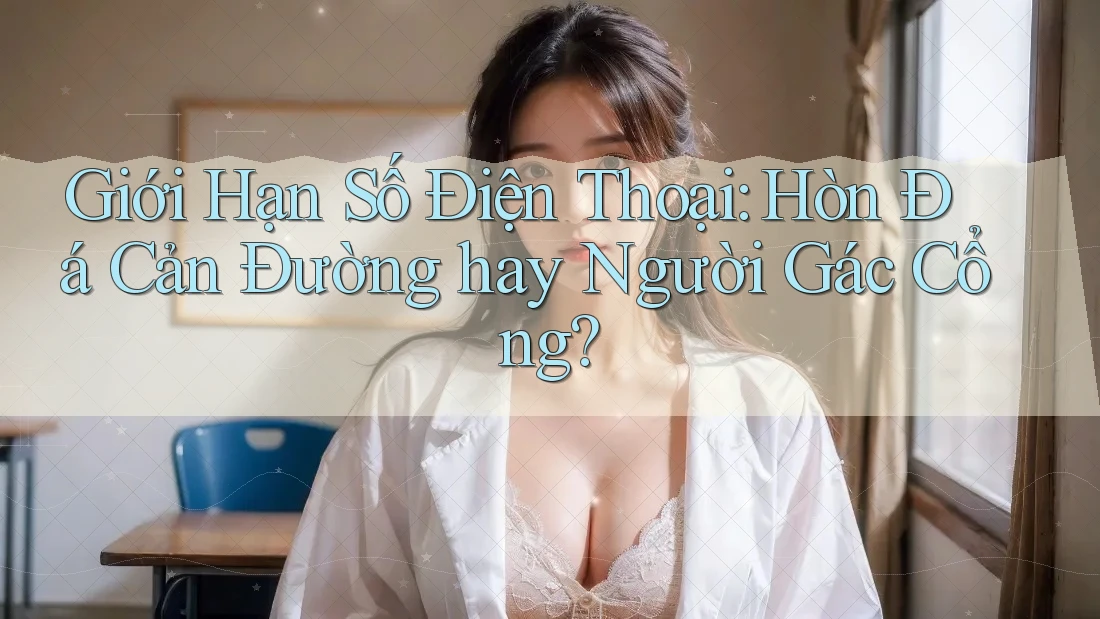 Giới Hạn Số Điện Thoại: Hòn Đá Cản Đường hay Người Gác Cổng?