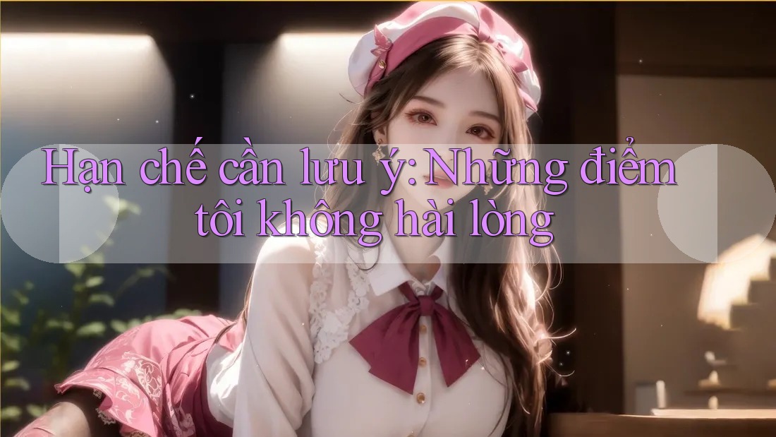 Hạn chế cần lưu ý: Những điểm tôi không hài lòng