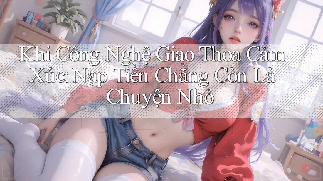 Khi Công Nghệ Giao Thoa Cảm Xúc: Nạp Tiền Chẳng Còn Là Chuyện Nhỏ