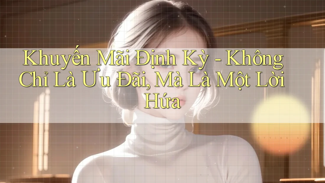 Khuyến Mãi Định Kỳ - Không Chỉ Là Ưu Đãi, Mà Là Một Lời Hứa