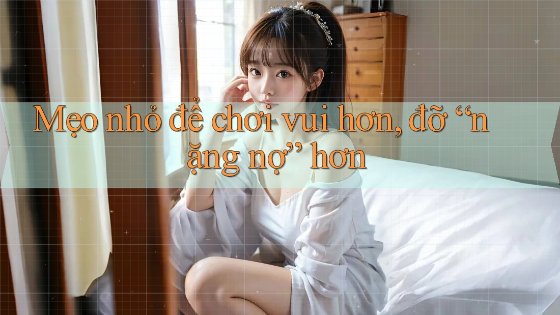Mẹo nhỏ để chơi vui hơn, đỡ “nặng nợ” hơn