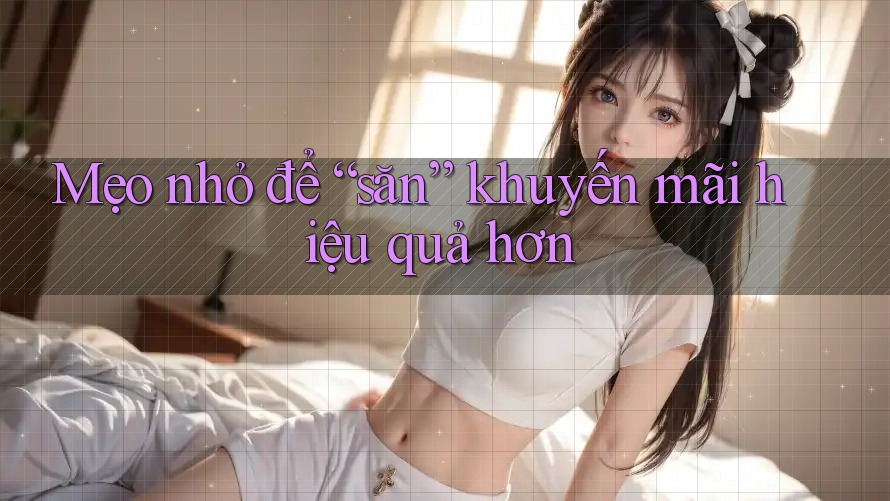 Mẹo nhỏ để “săn” khuyến mãi hiệu quả hơn Mẹo nhỏ để “săn” khuyến mãi hiệu quả hơn