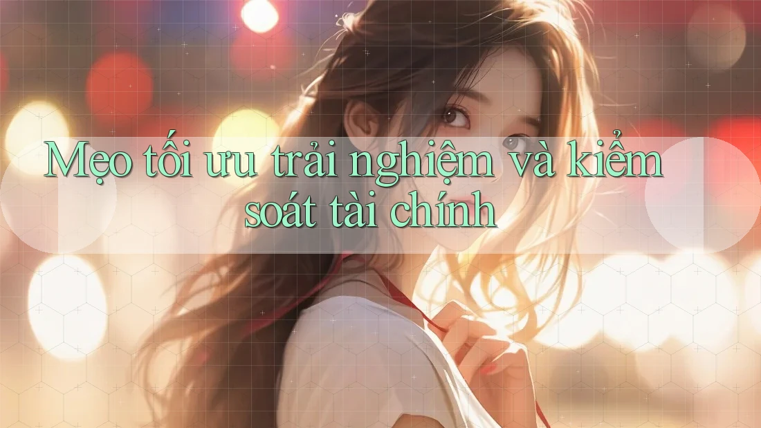 Mẹo tối ưu trải nghiệm và kiểm soát tài chính Mẹo tối ưu trải nghiệm và kiểm soát tài chính