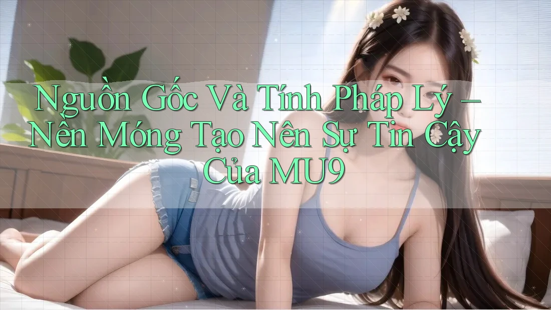 Nguồn Gốc Và Tính Pháp Lý – Nền Móng Tạo Nên Sự Tin Cậy Của MU9