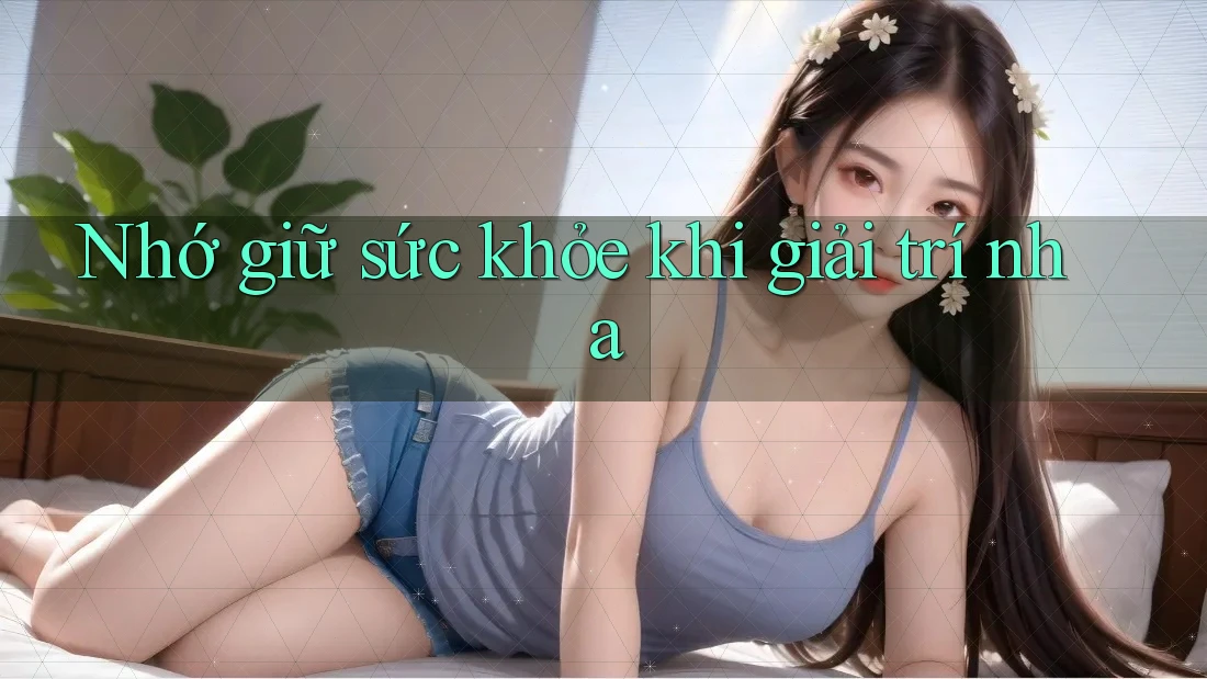Nhớ giữ sức khỏe khi giải trí nha