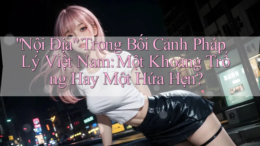 “Nội Địa” Trong Bối Cảnh Pháp Lý Việt Nam: Một Khoảng Trống Hay Một Hứa Hẹn?