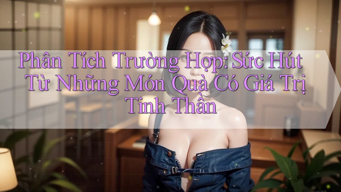 Phân Tích Trường Hợp: Sức Hút Từ Những Món Quà Có Giá Trị Tinh Thần Phân Tích Trường Hợp: Sức Hút Từ Những Món Quà Có Giá Trị Tinh Thần