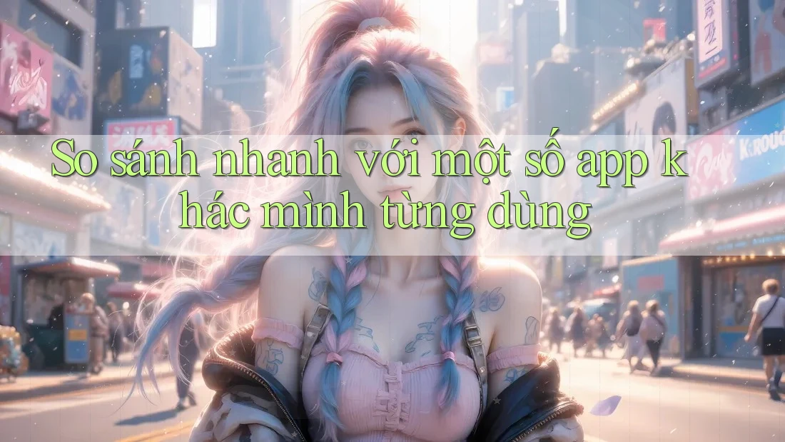 So sánh nhanh với một số app khác mình từng dùng
