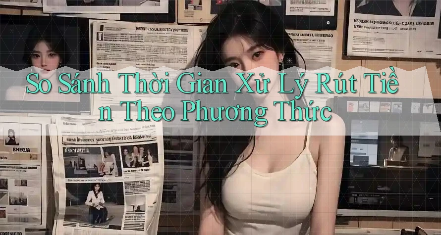 So Sánh Thời Gian Xử Lý Rút Tiền Theo Phương Thức