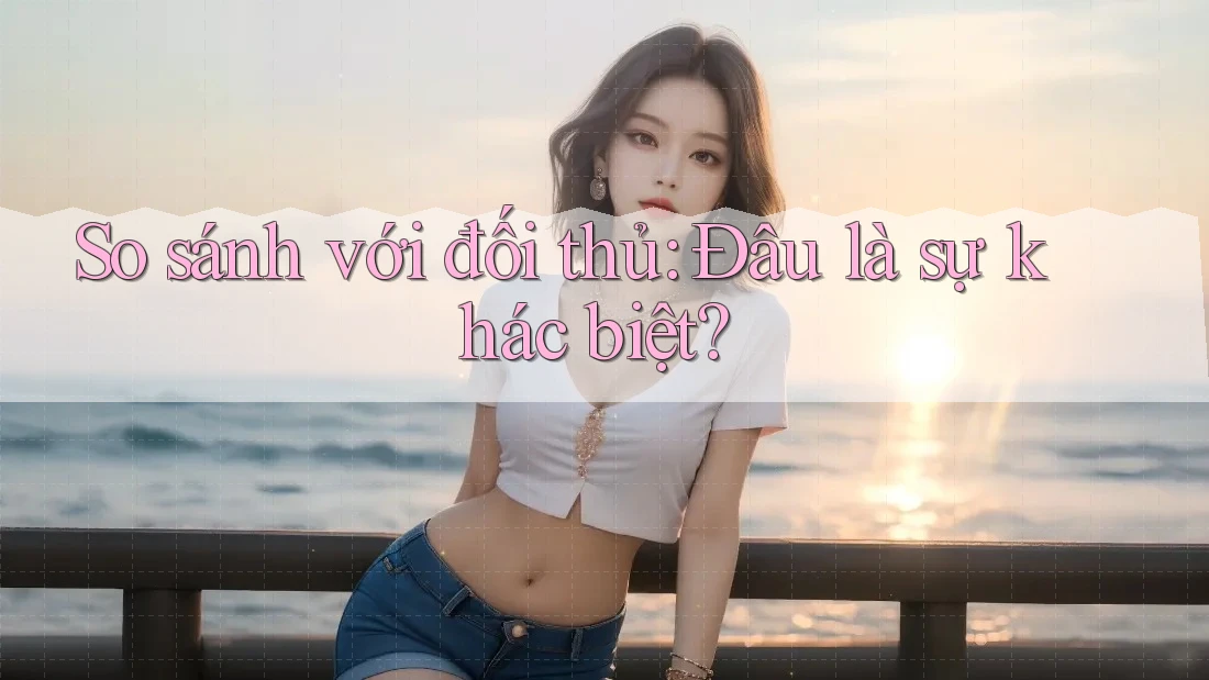 So sánh với đối thủ: Đâu là sự khác biệt?
