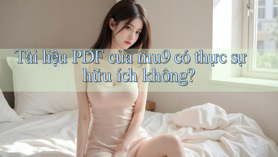 Tài liệu PDF của mu9 có thực sự hữu ích không? Tài liệu PDF của mu9 có thực sự hữu ích không?