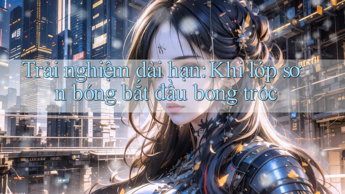 Trải nghiệm dài hạn: Khi lớp sơn bóng bắt đầu bong tróc