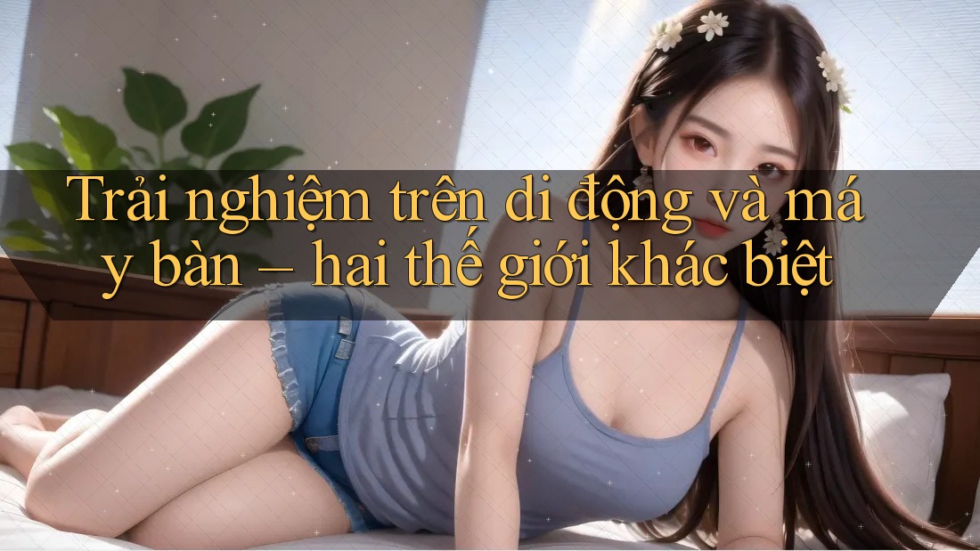 Trải nghiệm trên di động và máy bàn – hai thế giới khác biệt Trải nghiệm trên di động và máy bàn – hai thế giới khác biệt