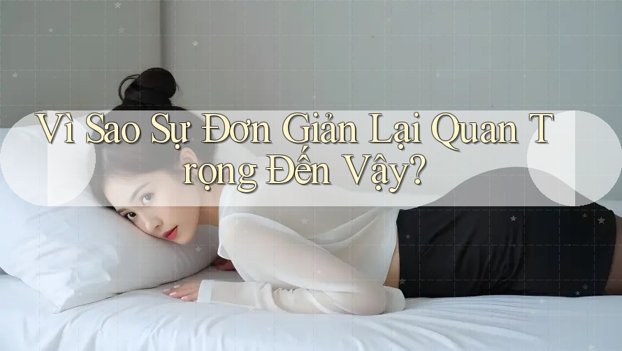 Vì Sao Sự Đơn Giản Lại Quan Trọng Đến Vậy?